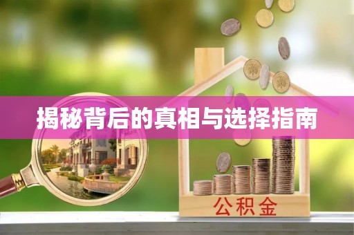 营口揭秘背后的真相与选择指南